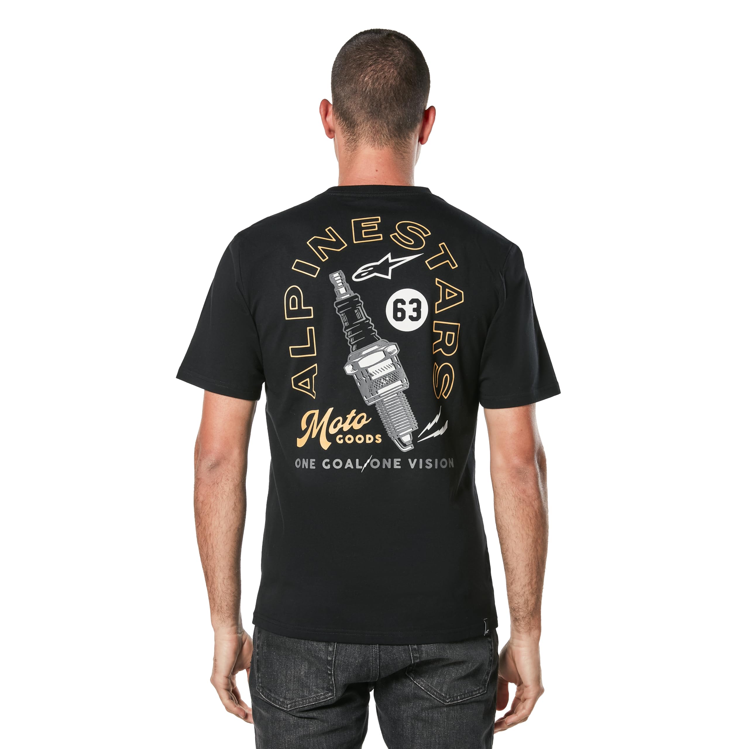 Alpinestars Sparky Men's CSF Tee T-Shirt, Black, M