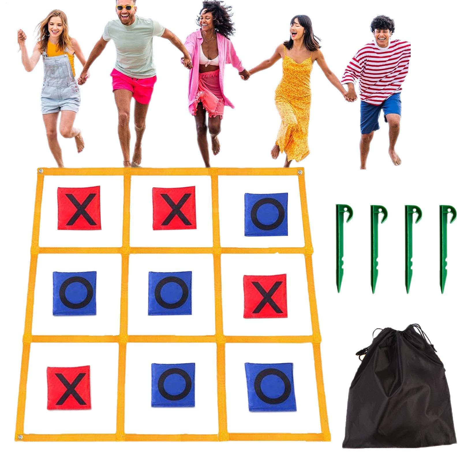 Gra Rzucania Workami Na Świeżym Powietrzu Zabawny Interaktywny Cornhole | Zestaw Do Gry Plenerowej W Rzucanie Wewnątrz i na zewnątrz, ogród, plaża, kemping, piknik, impreza, dla całej rod