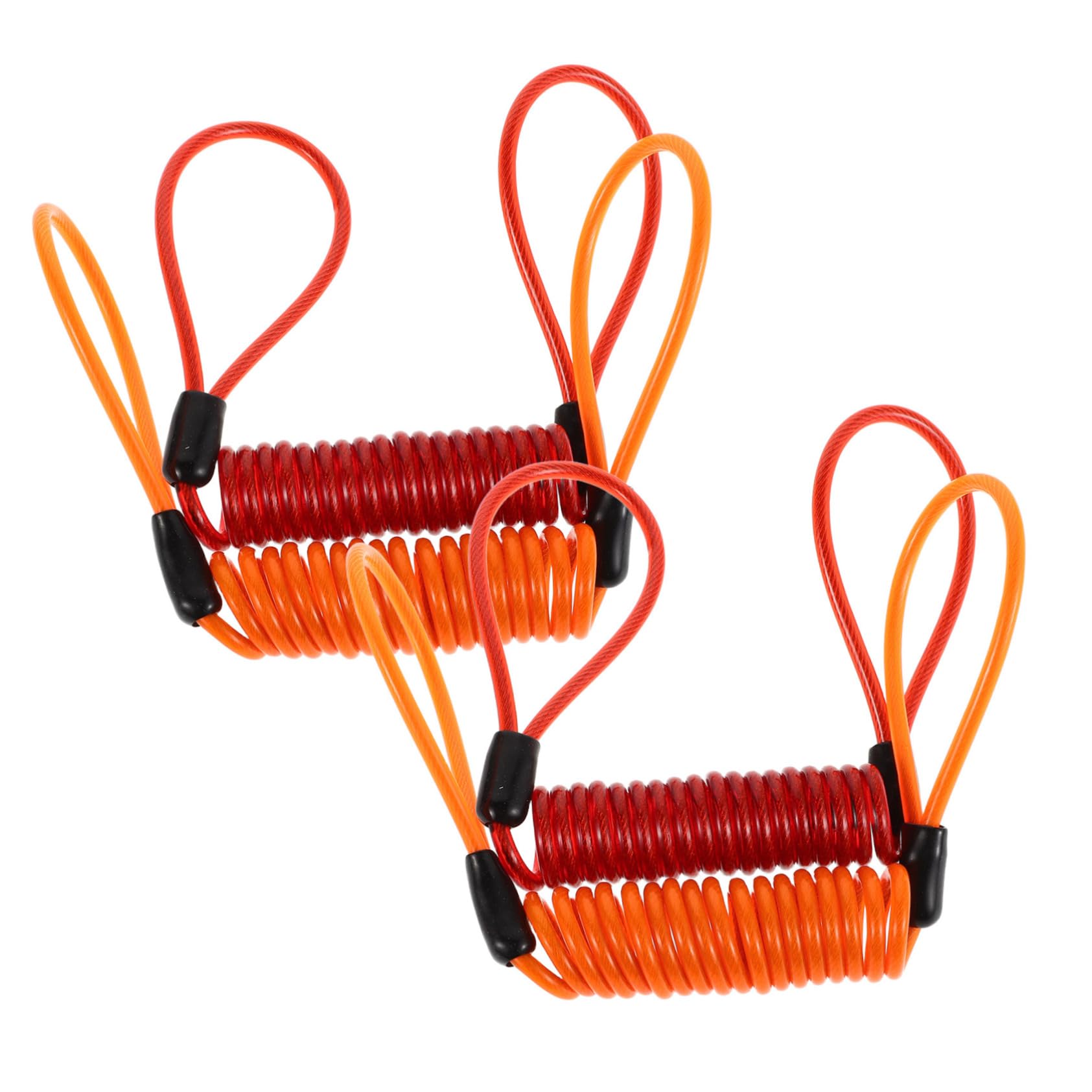 JOINPAYA 4pcs Reminder Cable Security Lock Wire Rope Reminder Design for Motorcycle Prevents Forgetting to Secure for Scooters and Motorcycles