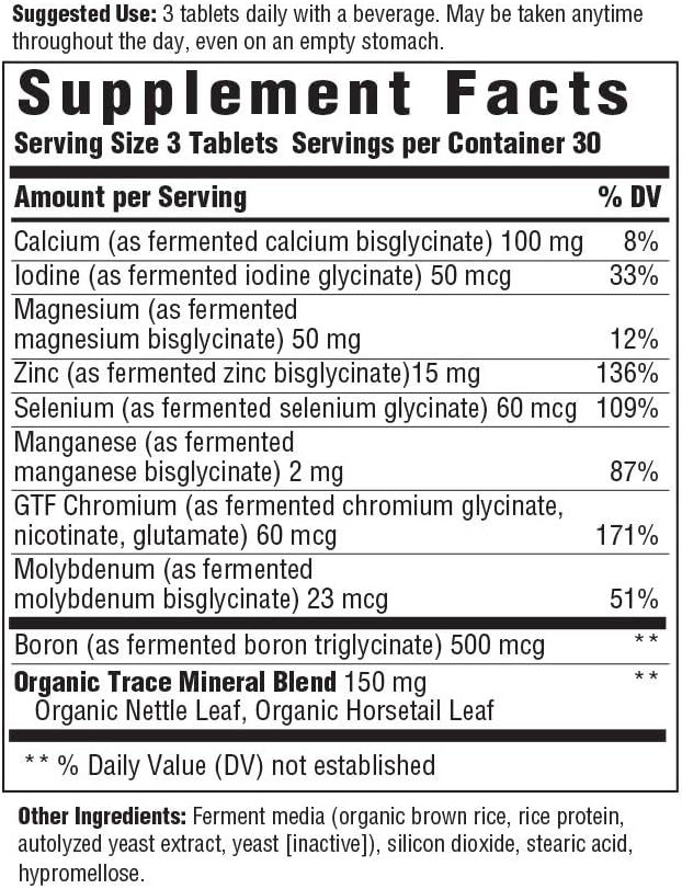 MegaFood Balanced Minerals - Helps Maintain Bone and Cardiovascular Health - Multimineral Supplement with Essential Minerals, Herbs, and Nutrients - Gluten-Free and Vegetarian - 90 Tabs (30 Servings) : Health & Household