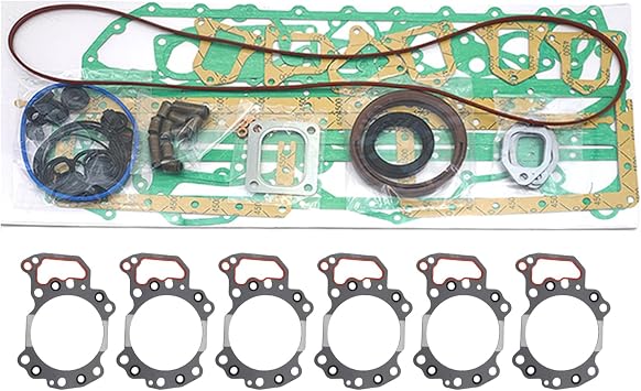 S6D125E Engine overhaul Full Gasket Set for Komatsu S6D125E S6D125E-2 Engine bulldozer D65-12 D65P-12 D85ESS-2A