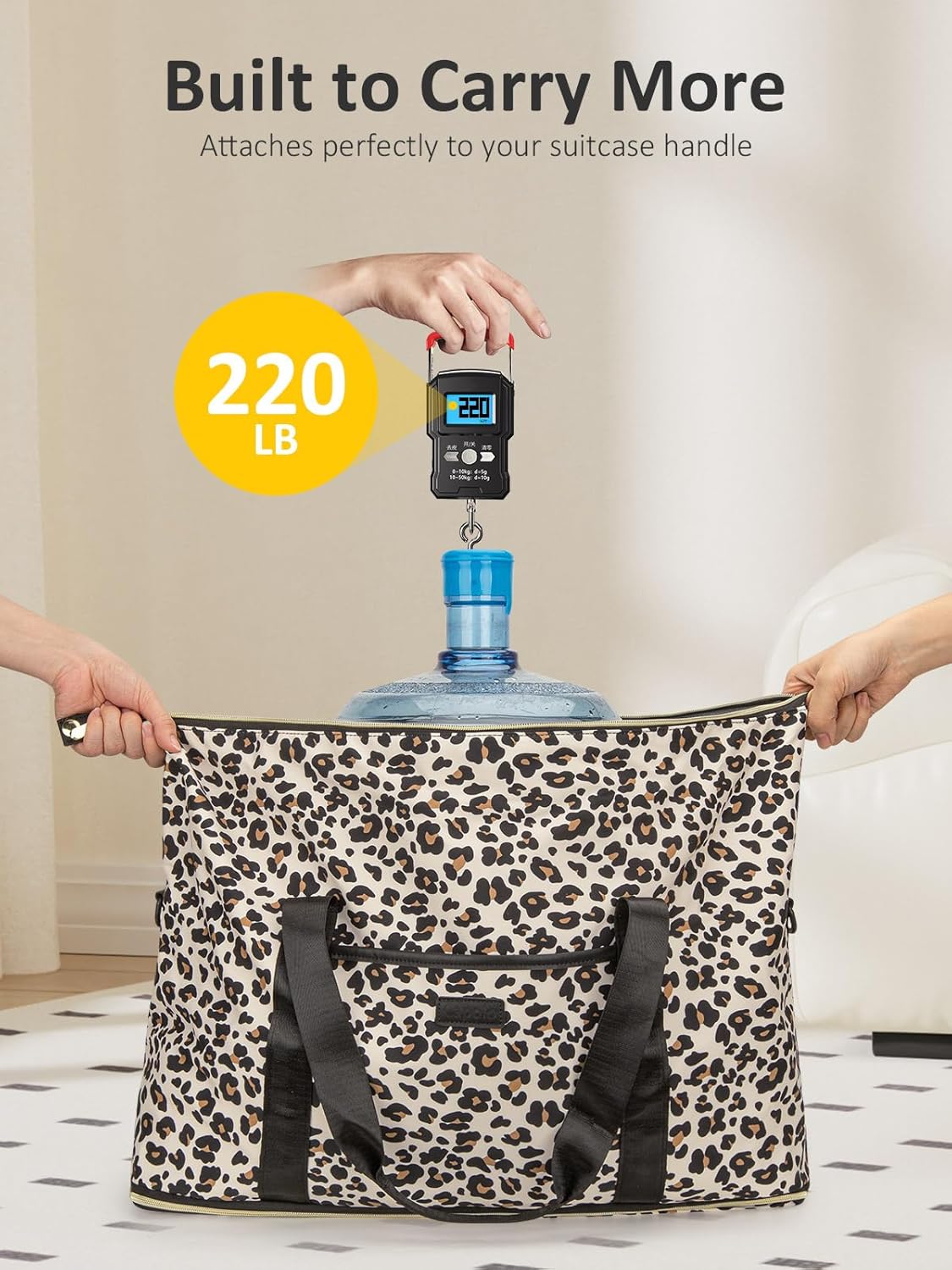 Expandable Travel Duffle Bags Weekender Overnight Bags for Women Men Hospital Bag for Women Labor Delivery with Toiletry Bag Waterproof - Image 7