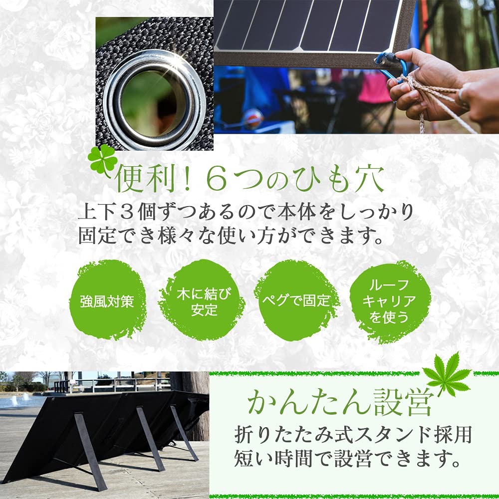 Amazon.co.jp: オウルテック ソーラーパネル 120W PD 折りたたみ式