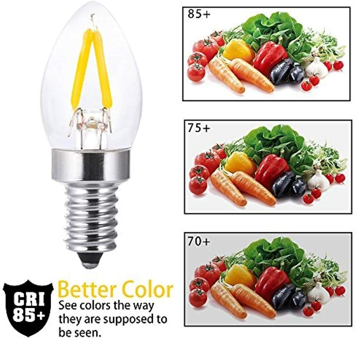 Up To 40% OFF Lxcom Lighting E12 C7 LED Filament 2W Night Light Bulbs 20W Replacement Vintage E12 Base Candle Bulbs Clear Warm White 2700K LED Candelabra Bulb for Christmas Holiday Home Decorative, 6 Pack Best Review Lxcom Lighting E12 C7 LED Filament 2W Night Light Bulbs 20W Replacement Vintage E12 Base Candle Bulbs Clear Warm White 2700K LED Candelabra Bulb for Christmas Holiday Home Decorative, 6 Pack