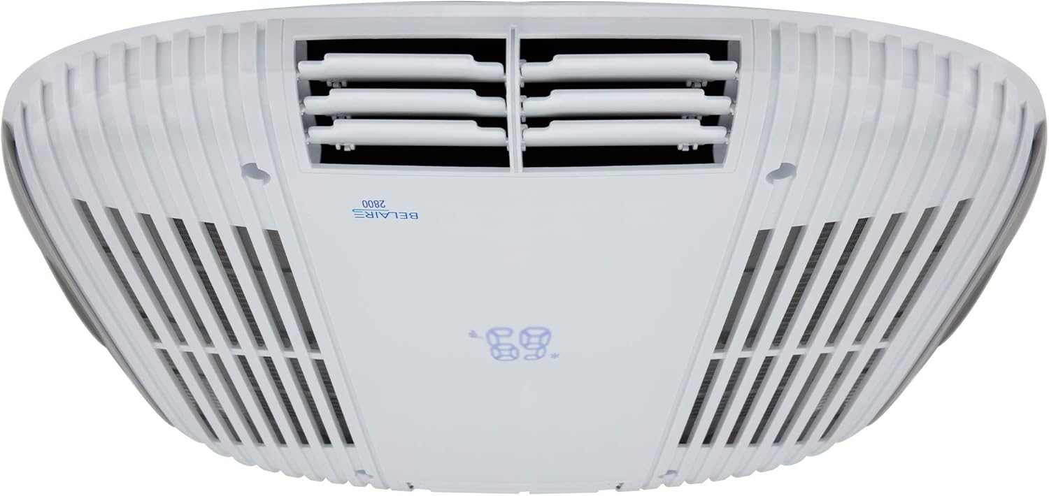 RecPro RV Air Conditioner Low Profile 9.5K Non-Ducted | Quiet AC | Cooling Only | RV AC Unit | Camper Air Conditioner (White)