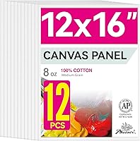 Vista 36 de PHOENIX Paneles de Lienzo para Pintura 6x8 Pulgadas, Paquete de 24 - 8 Oz Tablas de Lienzo de Algodón 100% Triple Impregnadas y Libres de Ácido