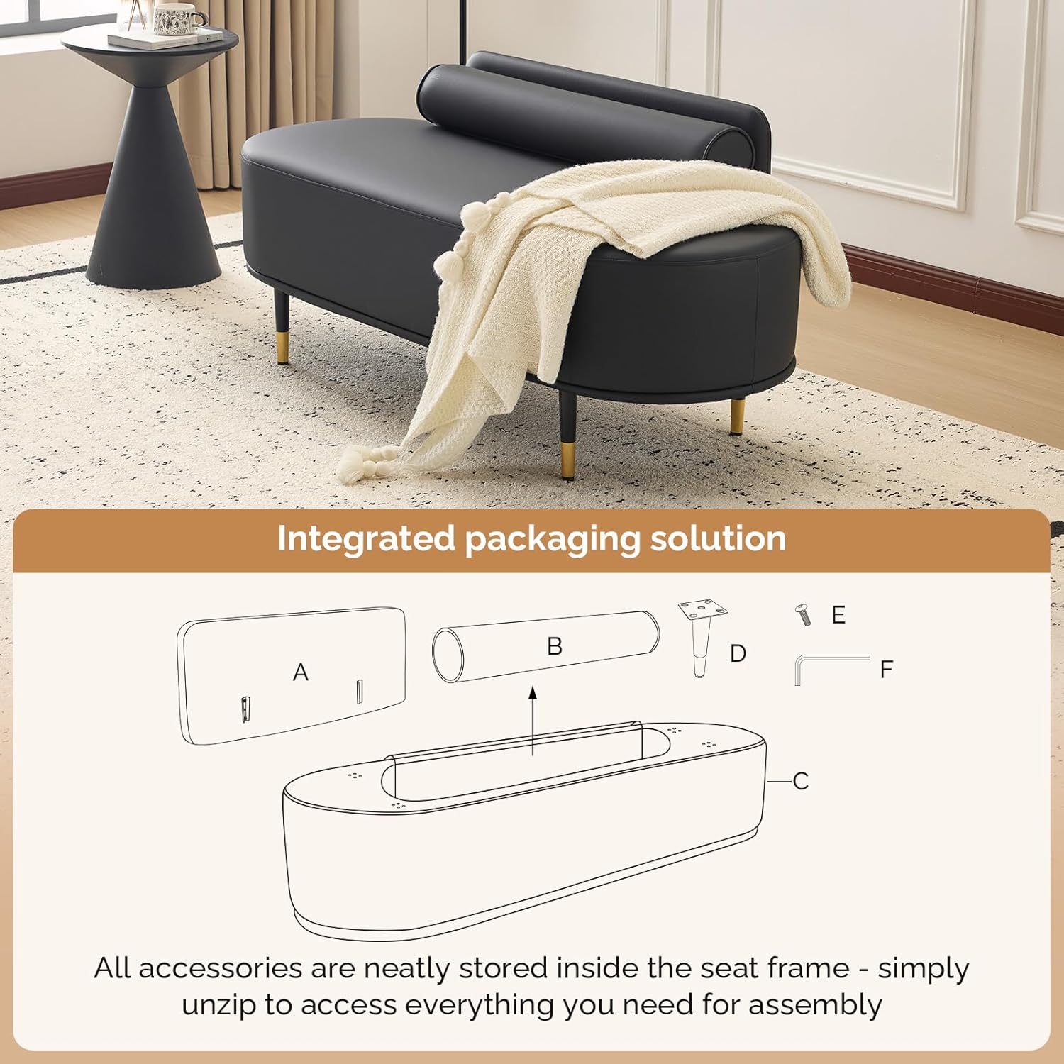 OmySalon Waiting Room Bench with Low Back, 53.5" Office Guest Chair, Faux Leather Upholstered Reception Seating, Lobby Bench for Beauty Salon Barbershop Airport Bank Hall Room Conference