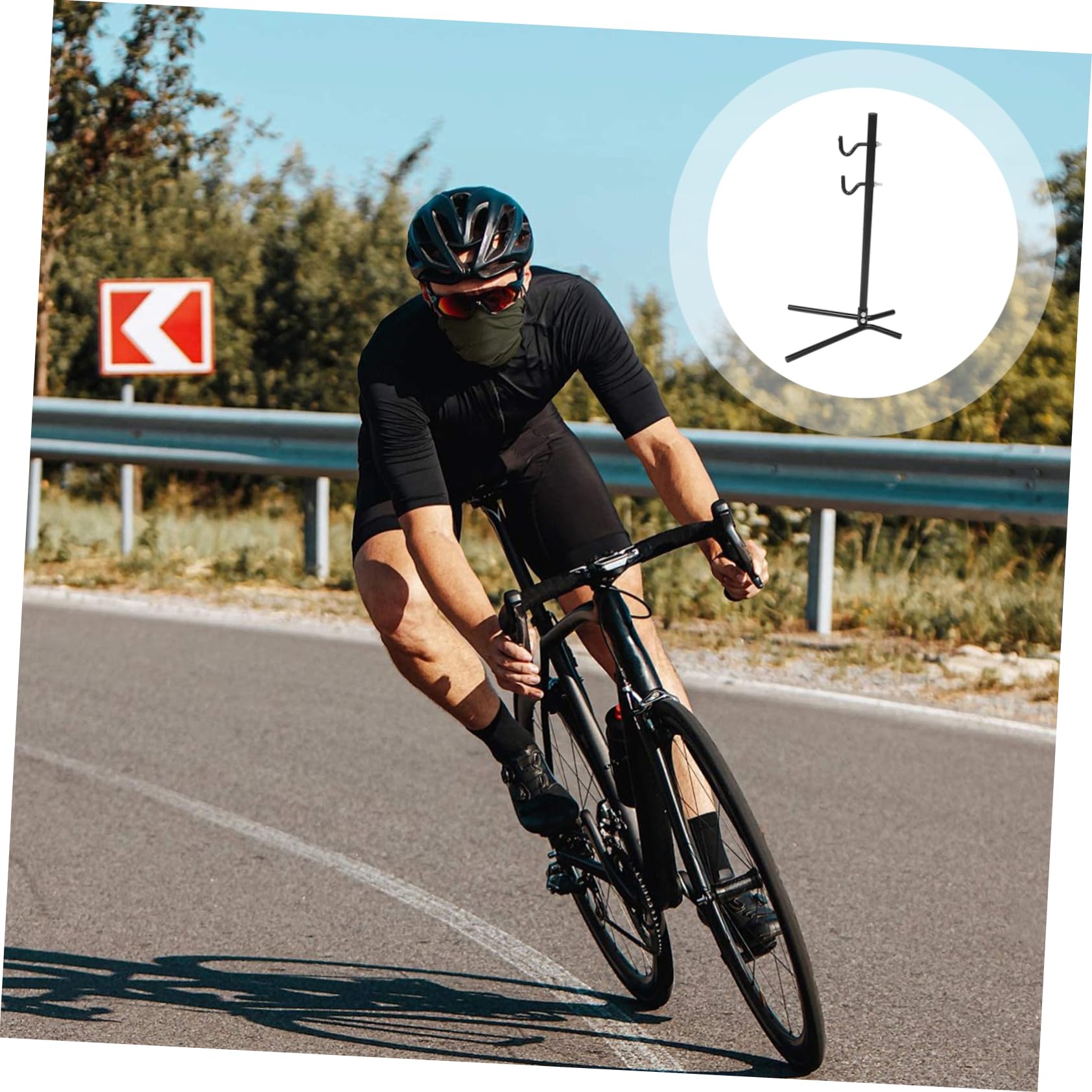 Bike Vertical Hanger Verstellbarer Fahrradständer Für Garage Oder Zuhause Für Renn Und Mountainbikes Und Platzsparend Robuste Konstruktion Für Einfache Wartung