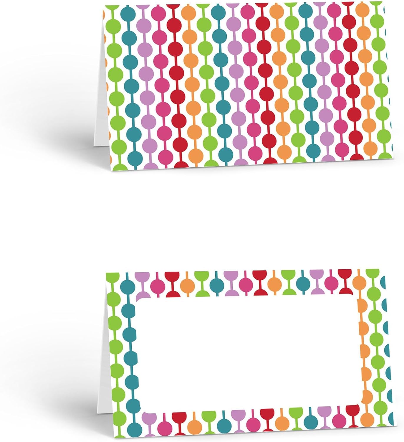Stonehouse Collection | Party Table Place Cards for All Occasions | Name Cards | Classroom Celebration, Birthday | 25 Count