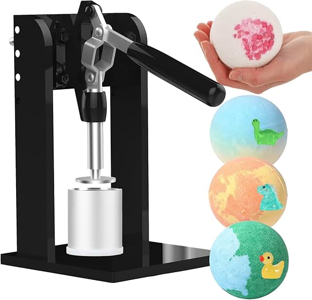 Bath Bomb Press Machine 2.36 inches Bath Bomb Molds with Surprise Inside...