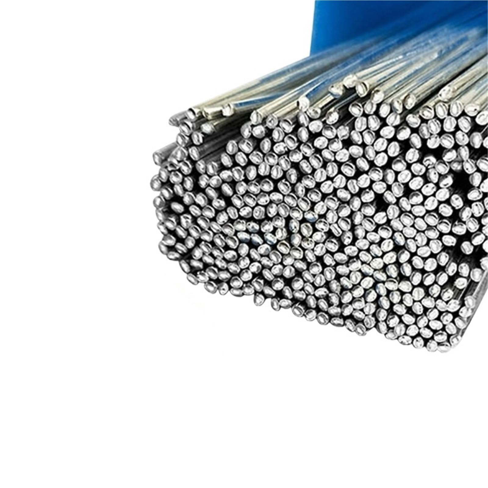 Aluminiowe pręty spawalnicze, 10 szt., niskotemperaturowe, łatwe topienie, aluminium, uniwersalne, srebrne, pręt spawalniczy, nie wymaga lutowania, proszkowy pręt spawalniczy (2,0 mm-33 cm
