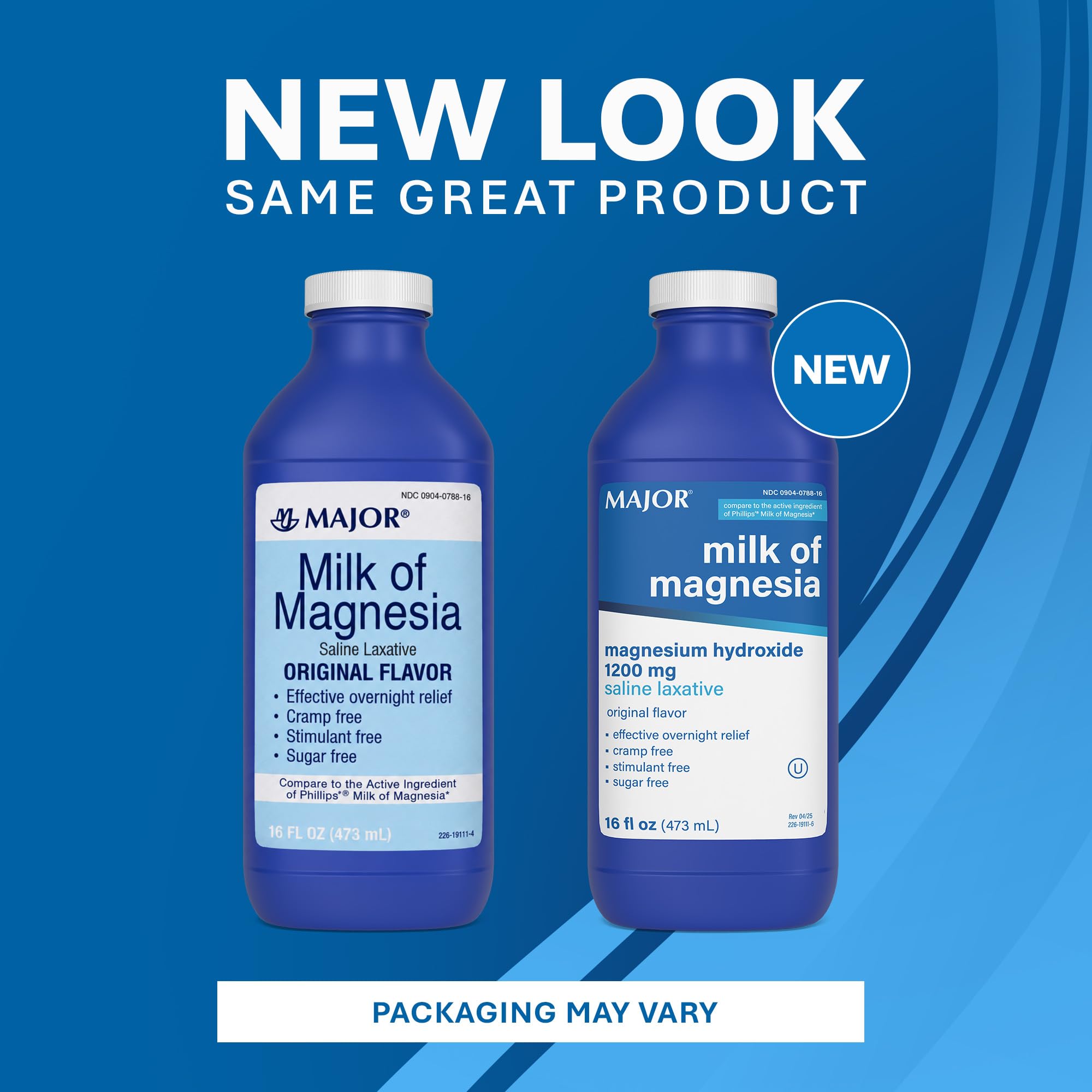 MAJOR Milk of Magnesia Saline Laxative - Original Flavor - Effective Overnight Relief - Stimulant-Free, Sugar-Free - 16 Fl Oz — Amazon image 6