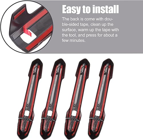 Miniatura 5 de X AUTOHAUX Kit de cubierta de manija de puerta exterior exterior delantera trasera izquierda derecha para Cadillac XT4 XT5 XT6 CT4 CT6 CTS ATS XTS