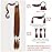 SEIKEA Upgraded Long Braid Ponytail Extension with Elastic Tie Straight Sleek Wrap Around Braid Hair Extensions Ponytail Copper Red 34 Inch (After Braided 30 Inch)