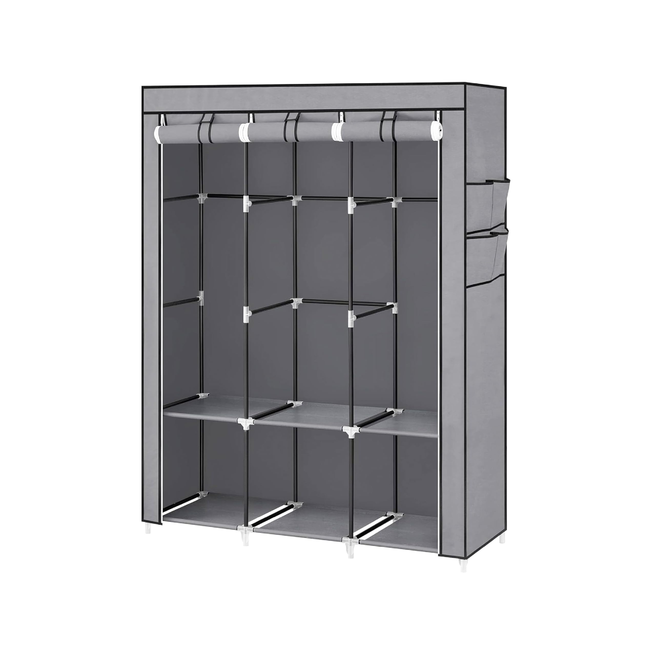 Armoire en tissu pour optimiser un petit espace de chambre étroit