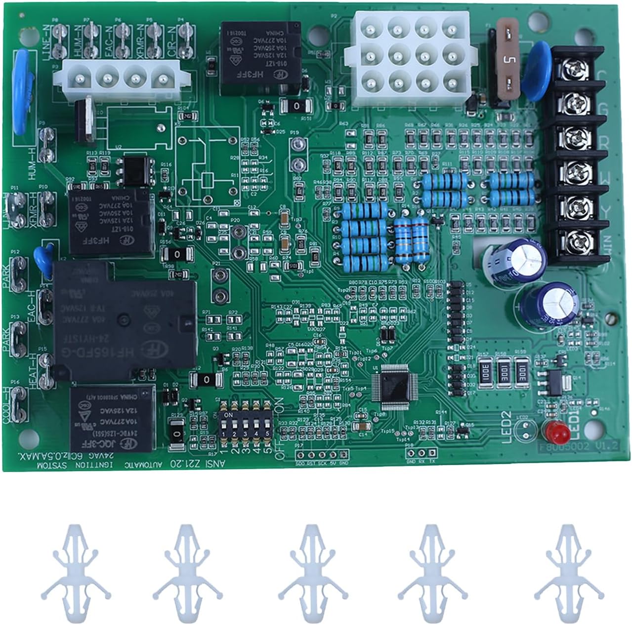 50A65-475 Furnace Control Circuit Board Compatible with Trane, White-Rodgers and American Standard Furnaces Replaces 50A65-474, 50A65-475, 50A65-476,50A65-5165,D341213P01 Ignition Control Board