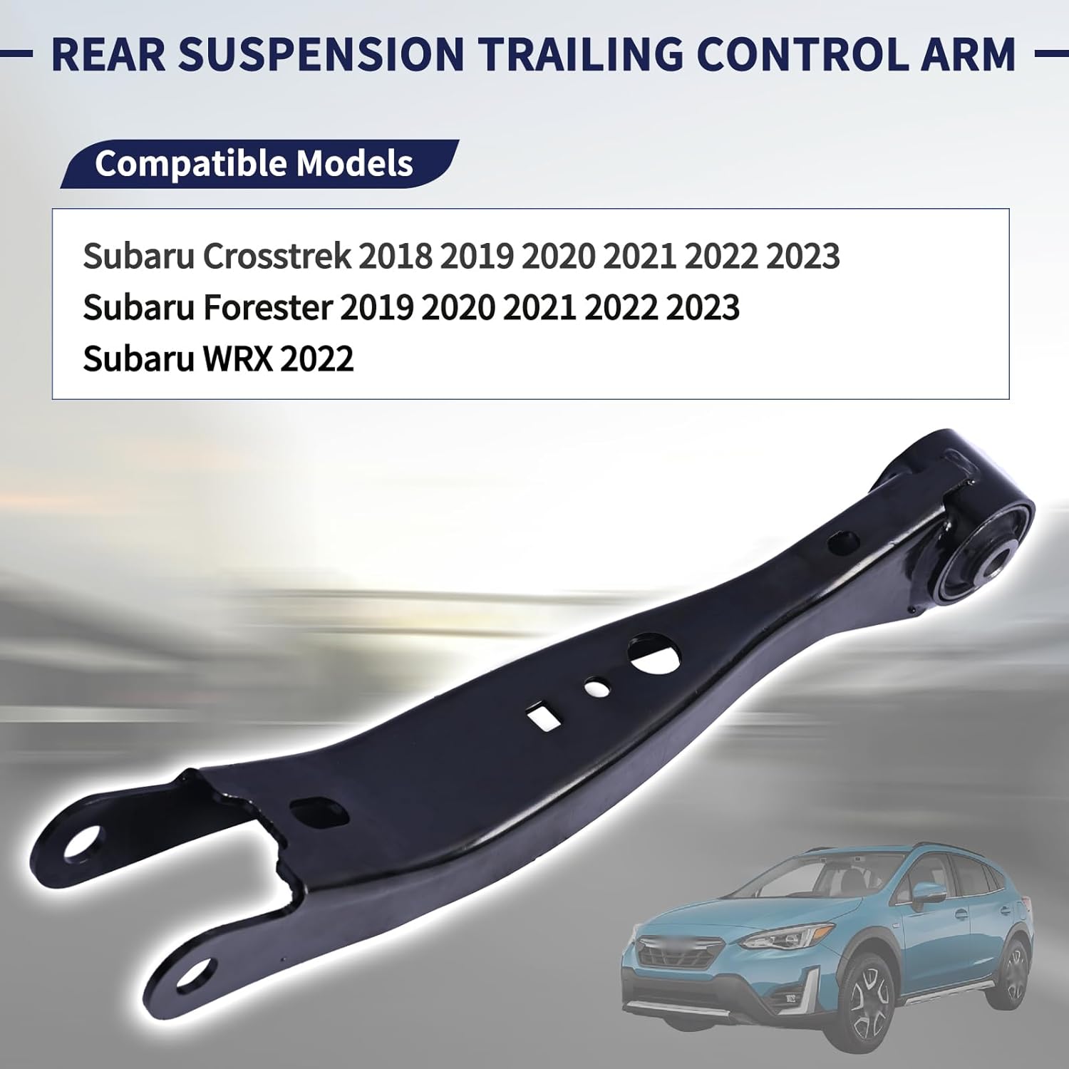 Rear Suspension Trailing Control Arm 20250-FL001 20250FL001 Compatible with Subaru Crosstrek Forester Wrx 2018-2023