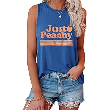 IRISGOD Womens Tank Tops Loose Fit Summer Cute Graphic Sleeveless Shirts Workout Basic Tunic