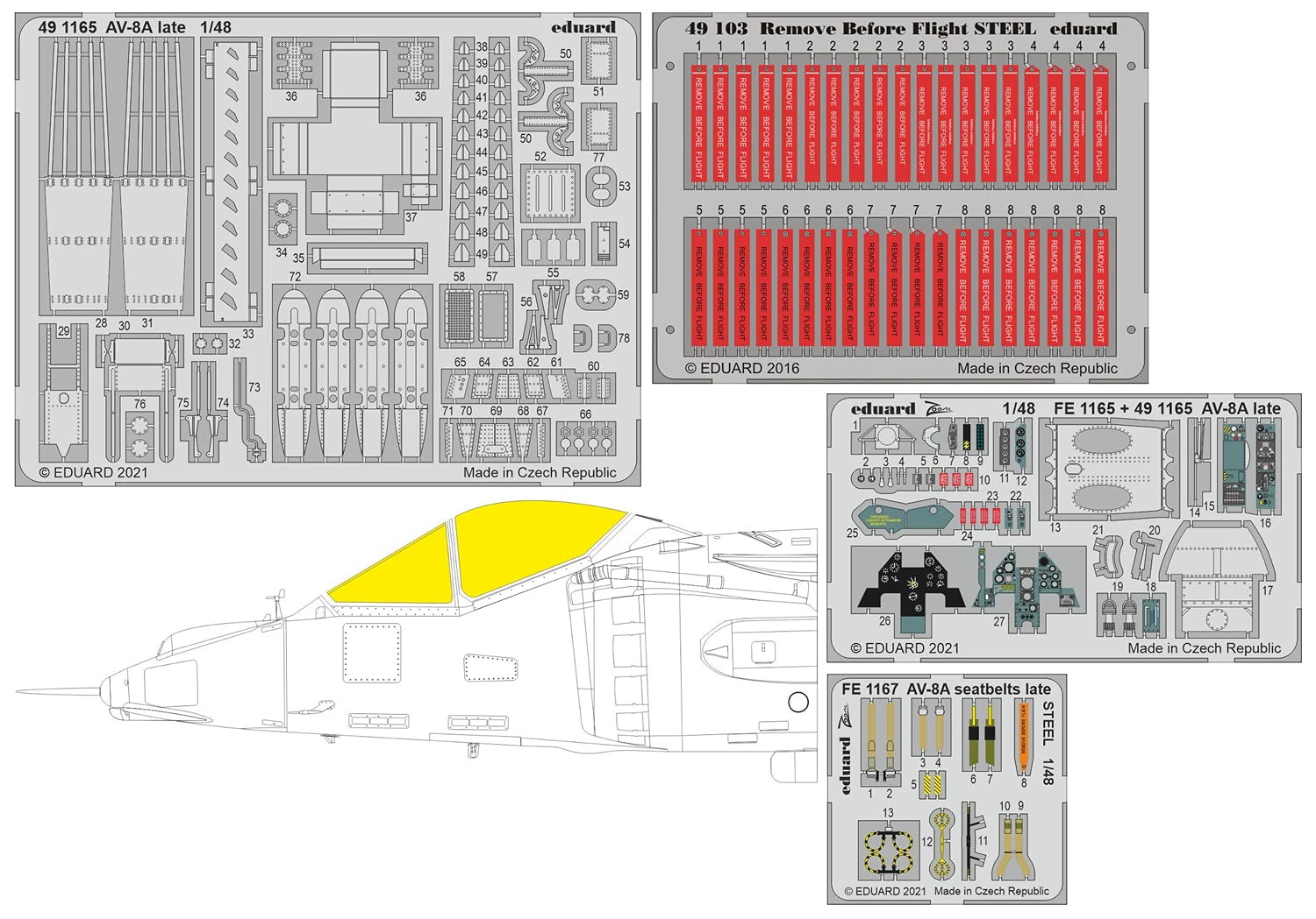 Eduard EDBIG49290 Big Ed Set, Various