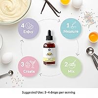 Vista 99 de Dolce Flav Cotton Candy Extract – Kosher, Sugar-Free, Concentrated Carnival-Style Flavoring for Baking, Frostings & Drinks, Includes Measured