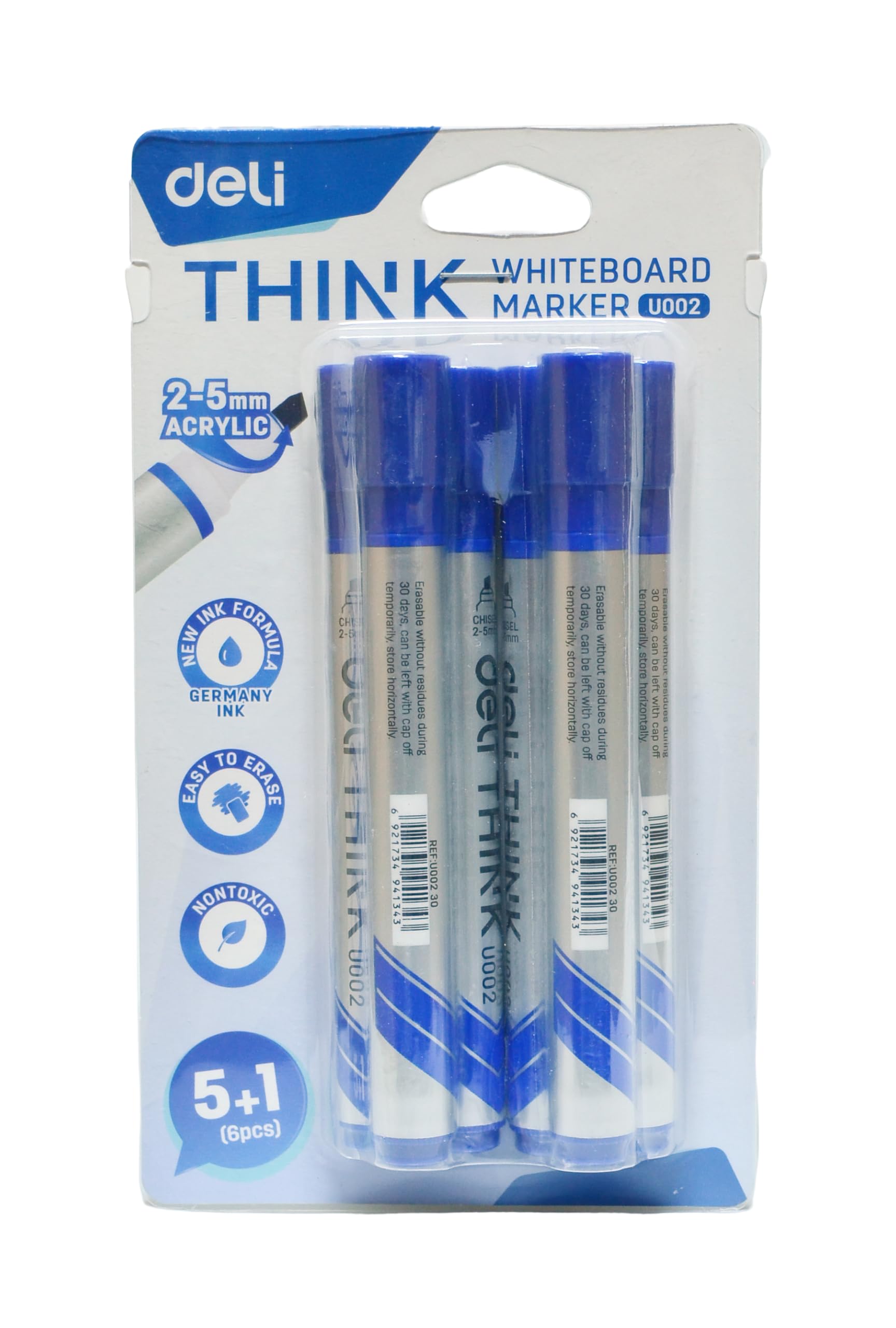 eli MateSwitch Permanent Twin CD/DVD Marker with 0.5 & 1.0 Tip, Blue