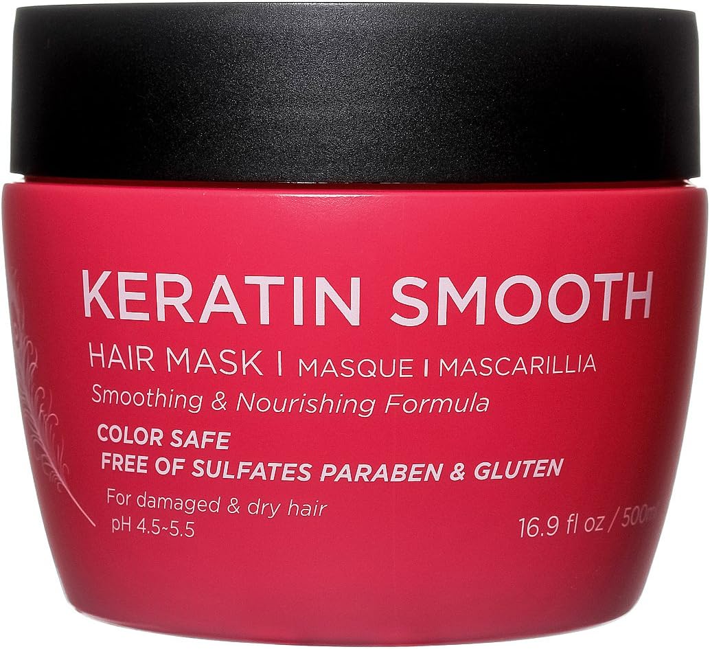 Keratin Smooth Hair Mask 16.9 Oz