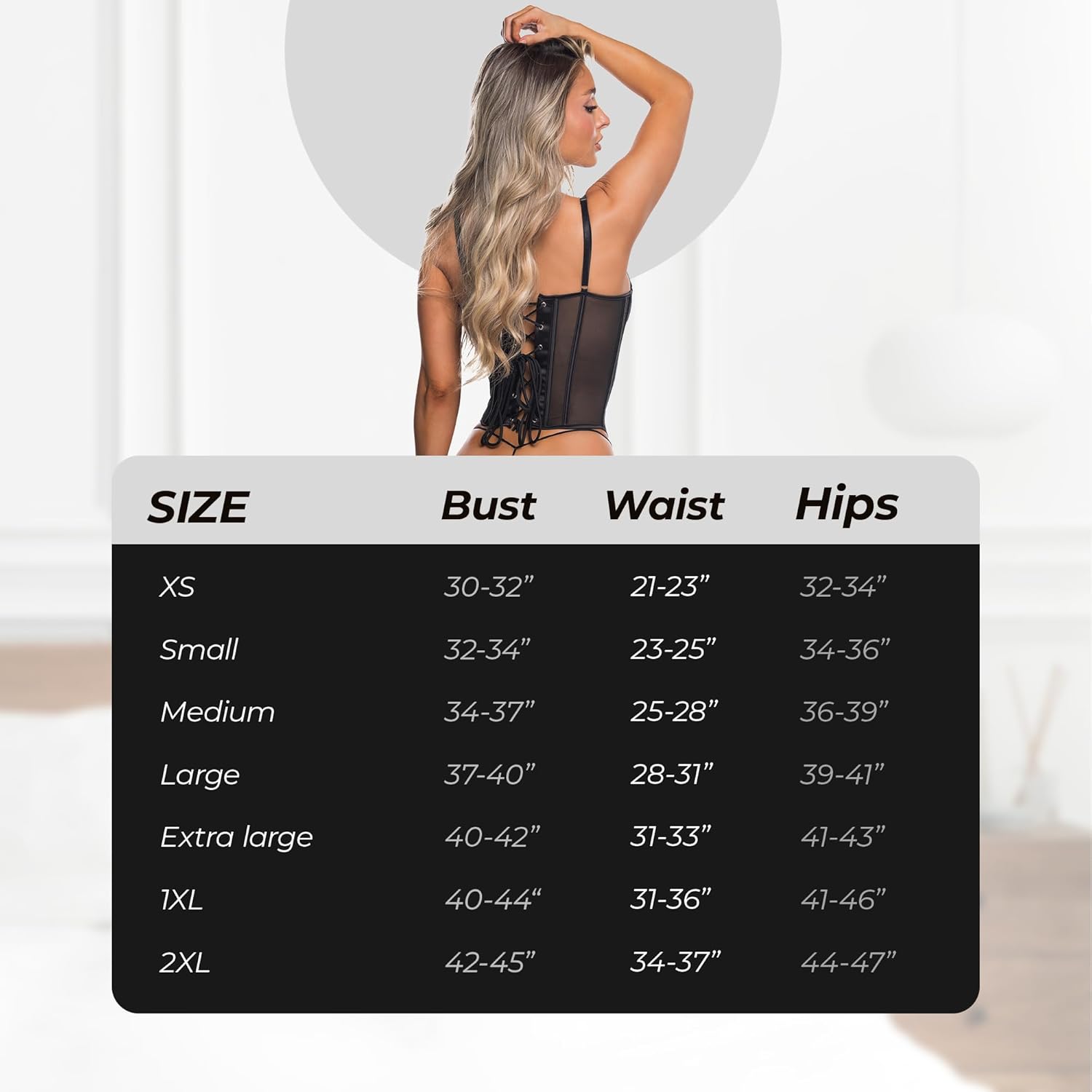 Lace Corset For Women: Roma Essentials Lace Lingerie Corset Bustier Underwire Balconette Cup Steel Boning Lace Up Back Outfit