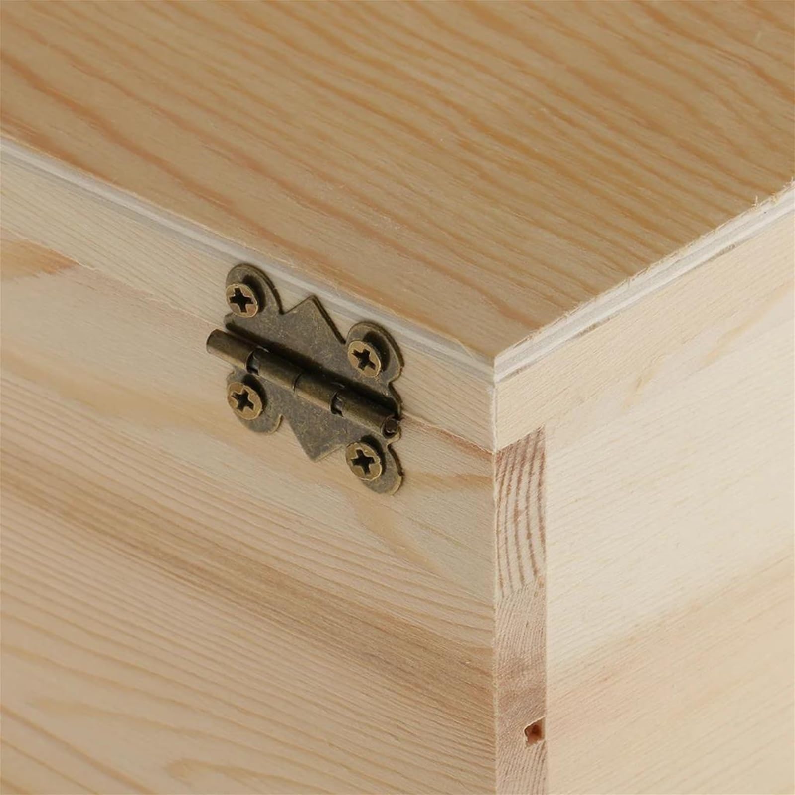 Schmuckkästchen Schmuck Organizer Aus Unlackiertem Holz Klassische Schmuckschatulle Mit Schublade Makeup Organizers