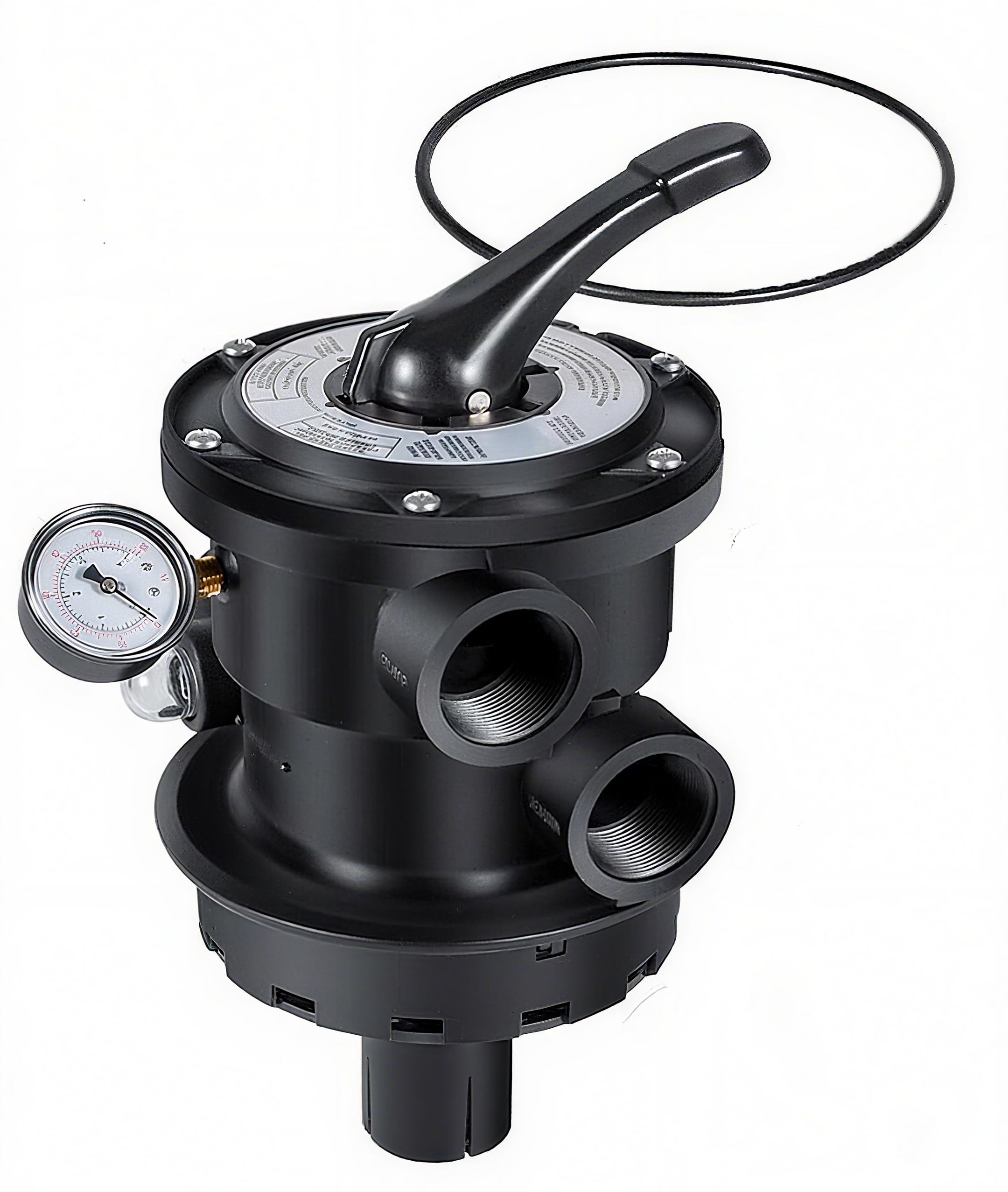 KZU SP0714T - Válvula multipuerto de montaje superior, repuesto para Hayward VariFlo, válvula de control estilo abrazadera de 1-1/2 pulgadas, 7 posiciones, para todos los filtros de arena Hayward