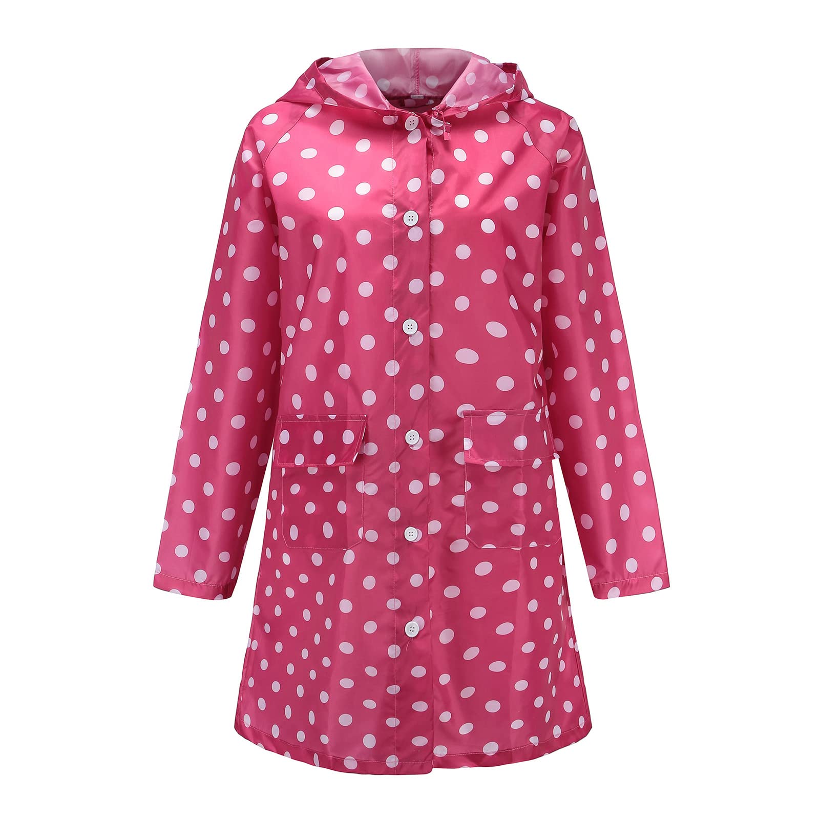 Veste de pluie femmes imperméable et légère avec capuche réglable BHBXZZDB