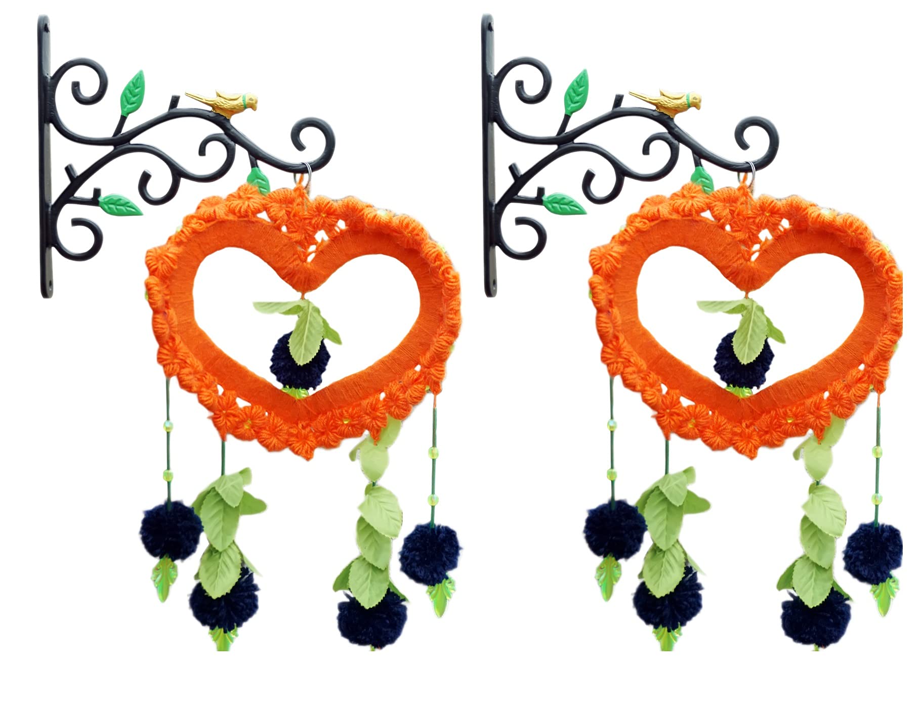GHAR DWAR Ghardwar Metal Wall Hook (Pack of 2) Hanging Plant Bracket Decorative Straight Plant Hanger for Pots, Bird Feeder, Planters, Lanterns, Macramé, Wind Chimes Indoor Outdoor-image-17