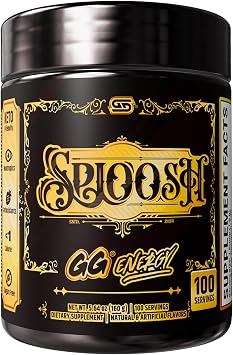 Gamer Supps GG Energy - Sploosh by CottontailVA 100 Servings - Keto Friendly Gaming Energy and Nootropic Blend, Sugar Free + Caffeine + Vitamins + Immune Support, Powder Drink