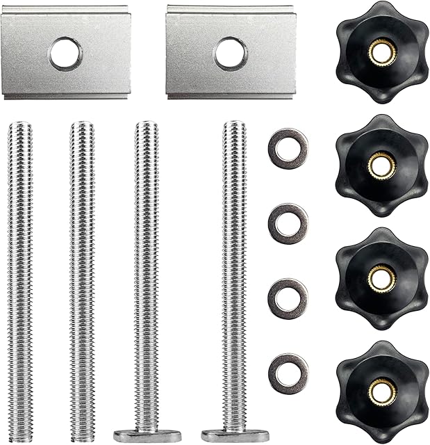 14Pcs T-Track Clamps M8 T Slot Nut T-Track Sliding Nut,T-Track Accessories,for Woodworking Tool Slot Fastener