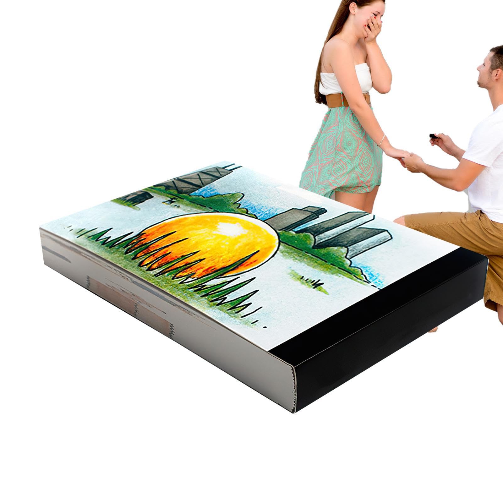 Livre Flipss Cartoon avec un trou - Cachez votre bague, exprimez votre amour - 126 pages, demande et confession, cadeau
