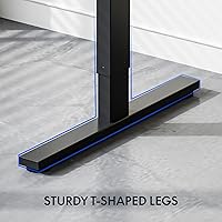 Vista 9 de FLEXISPOT Escritorio Eléctrico de Pie de Una Pieza, 40 x 24 Pulgadas Escritorio Ajustable con Superficie Sin Costuras, Controlador de Memoria