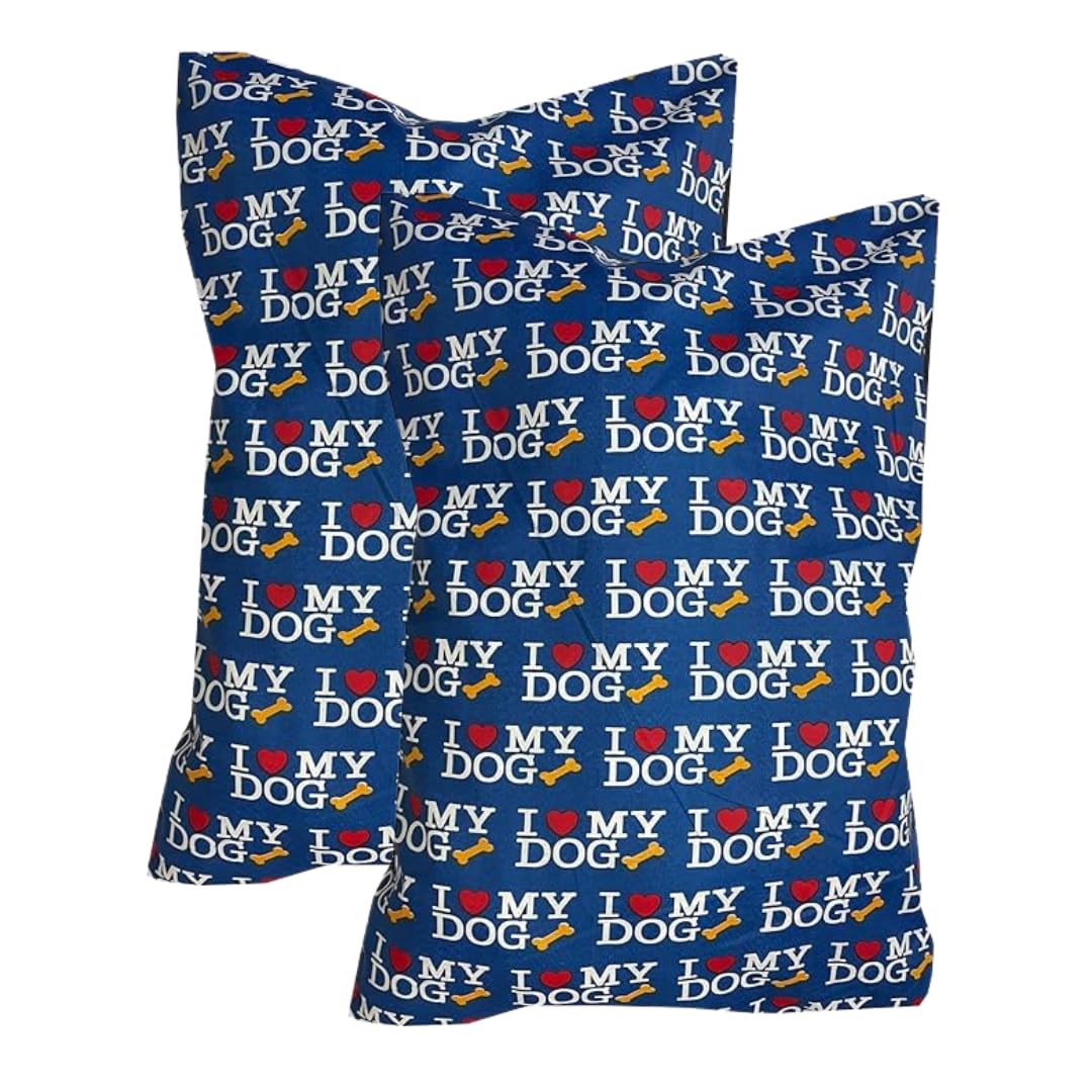 HOMELY IDEAS Large Dog Bed Cushion – Soft & Washable Inner Cushion with Printed Zipper Cover – Durable & Comfortable Pet Bed for Medium & Large Dogs & Cats