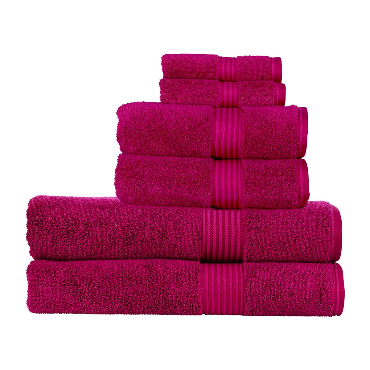 Christy Supreme Hygro 2 Hand Towels Set | Blush Pink | 100% Luxury Supima Cotton | Ultra Soft | Super Absorbent | 650GSM | Plush and Long Lasting — view 105