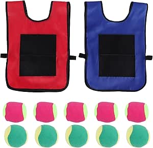 VANZACK Völkerball Set Mit Klebewesten - 36-teilig Für Kinder Outdoor Spiele