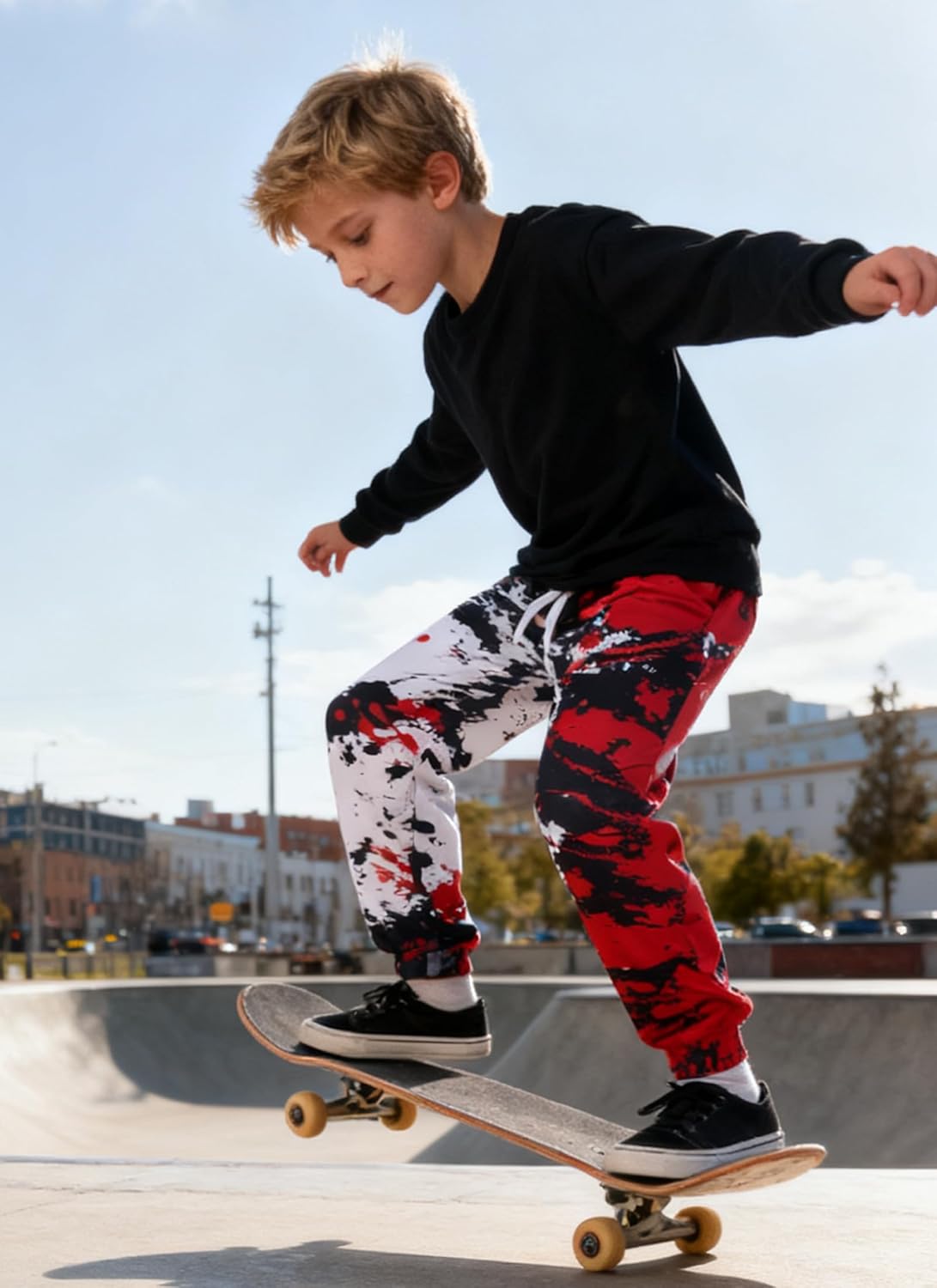 UNICOMIDEA Boys Girls Jogger Pants Funny 3D Graphic Sweatpants Athletic Sports Pants for Kids 6-16 yrs - Image 4