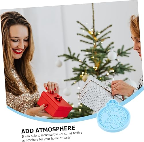 Miniatura 6 de ABOOFAN 4 Pcs Pendant Silicone Mold Christmas Snowflake Resin Molds Resin Pendant Snowflakes Hanging Christmas Pendant Snowflake Jewelry Casting