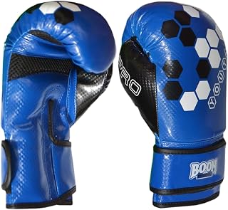 BOOM Prime Kids Boxing Gloves 4oz 6oz 8oz Punch Bag Training Gloves Junior Mitts for Boys & Girls Muay Thai Sparring, MMA, Kickboxing, Martial Arts Punching Gloves
