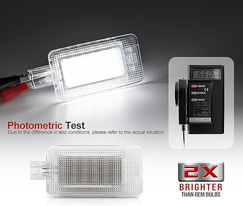 Miniatura 2 de Repuesto de luz LED para compartimento de equipaje, para Ni-ssan Rogue Murano Versa Juke, 6000K 18-SMD blanco maletero interior cortesía bombilla