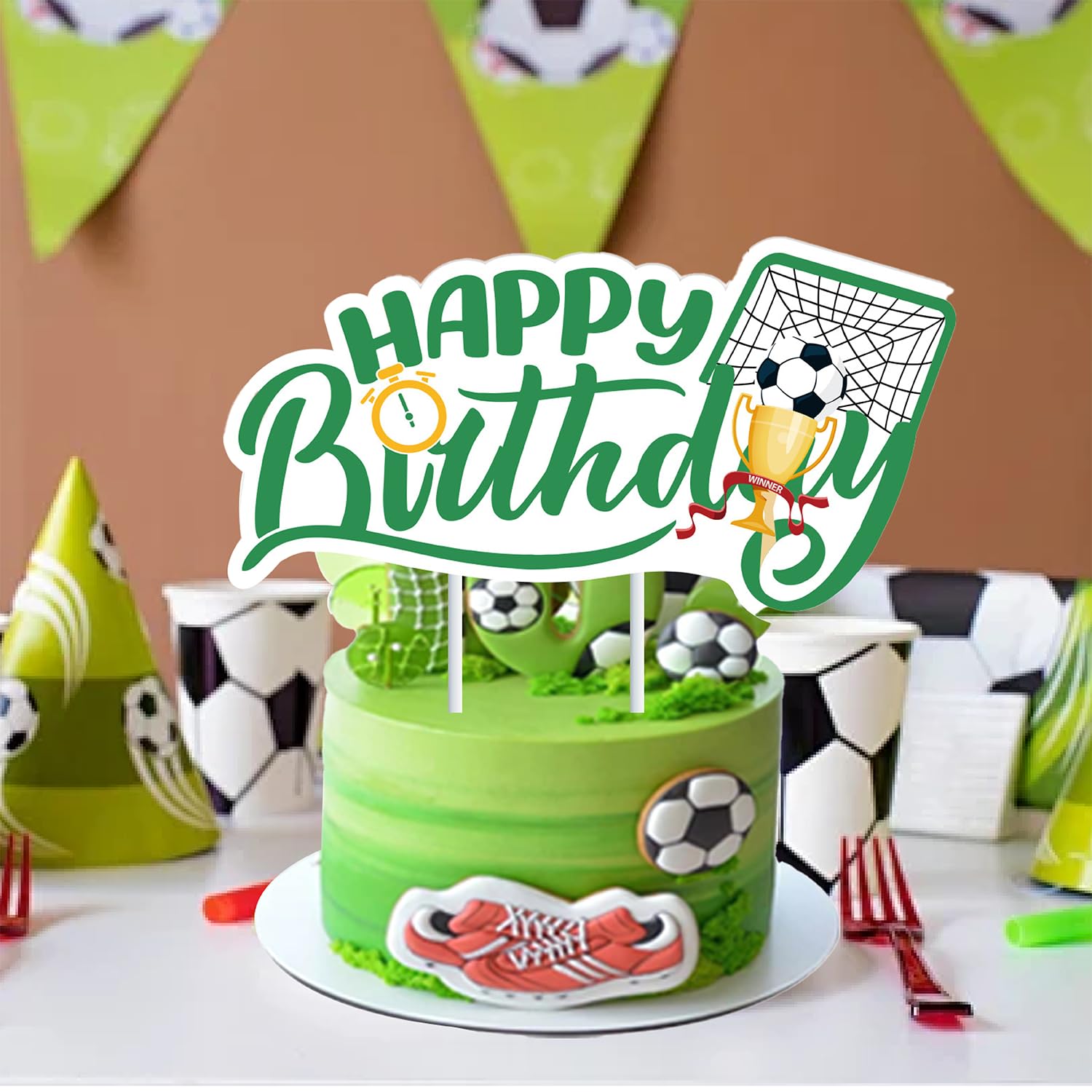 7 Centrotavola A Nido D'Ape Per Festa Di Compleanno A Tema Baseball - Decorazioni 3D Con Giocatore, Guanto E Mazza