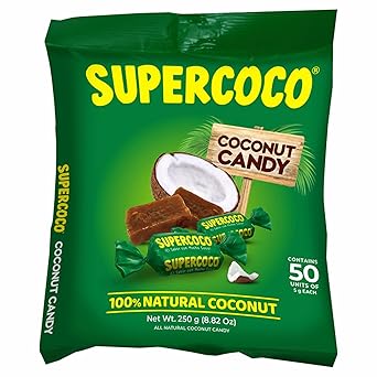 Supercoco Turron 50 Pieces Per Bag 250g