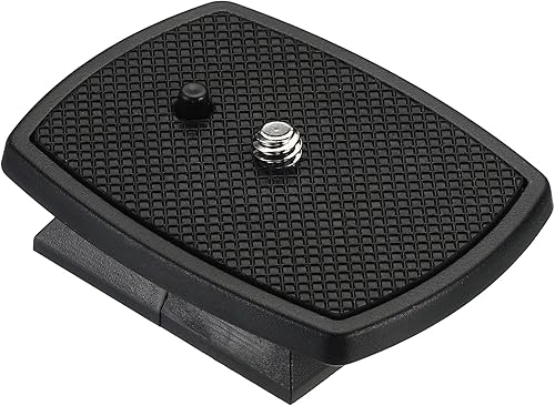PATIKIL Placa de liberación rápida para trípode, adaptador de trípode de cámara de 1.693 in, placa de montaje de repuesto para trípode modelo 1,