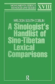 A Sinologists Handlist of Sino-Tibetan Lexical Comparisons (Monumenta Serica Monograph Series)