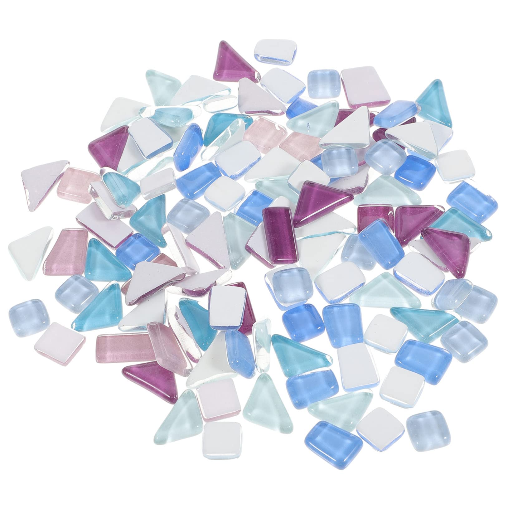 CIMAXIC Stained Glass Sheets for Crafts Mosaic Tiles Sheets DIY Cathedral Mosaic Tiles for Home Decor