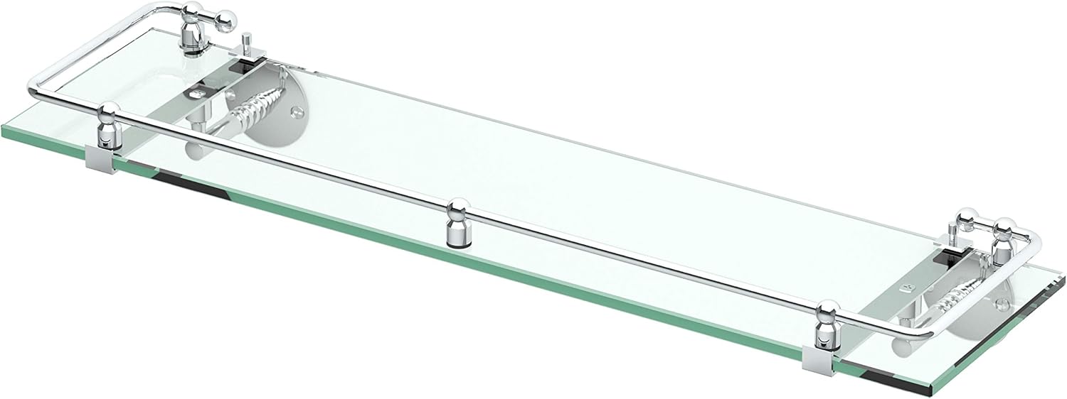 Gatco 1438C Glass Railing Shelf, Chrome