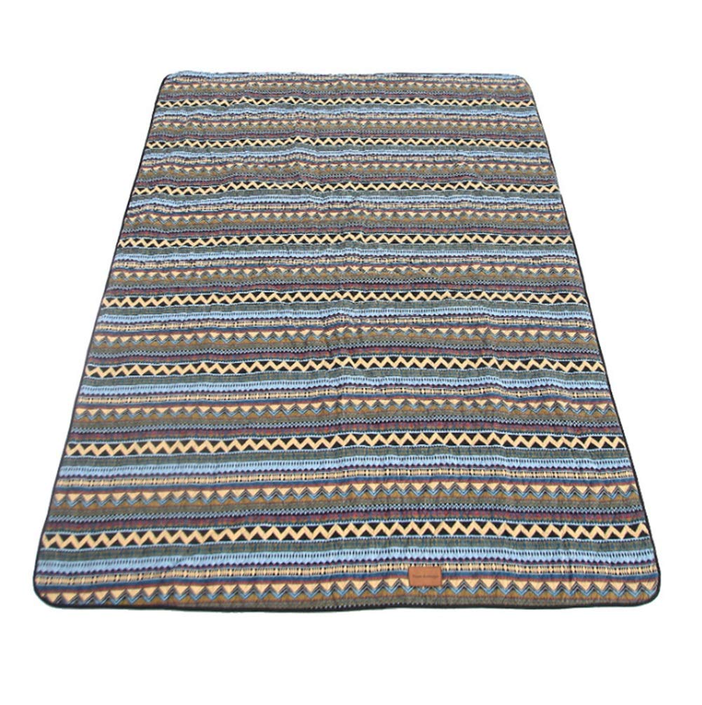 Estera de Picnic Lavable a máquina Manta Picnic Impermeable, Alfombra Plegable Portátil Tapete de Juego, Durable y Grueso，con para Playa, Picnic,Camping,Senderismo, Viajes