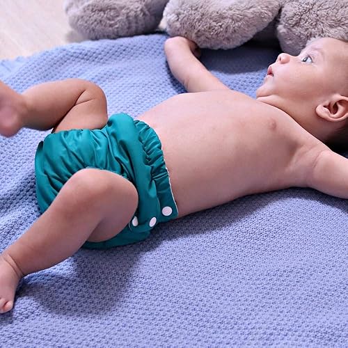 Miniatura 2 de IIjnUhb - Pañales de natación reutilizables para bebé, paquete de 2, pantalones lavables para niños y niñas de 0 a 3 años, lecciones de natación,